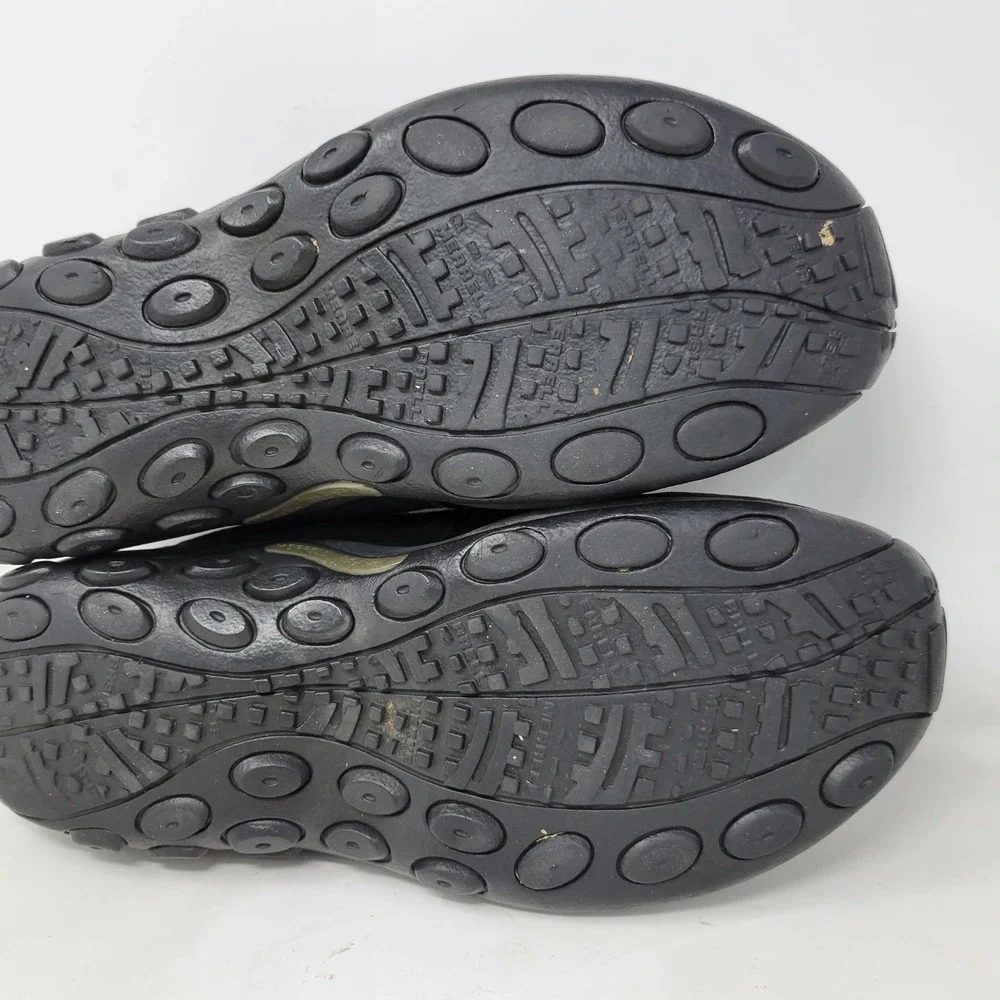 Merrell Jungle Moc Midnight Black Suede Leather Mens Slip On Shoes Size 12 60825